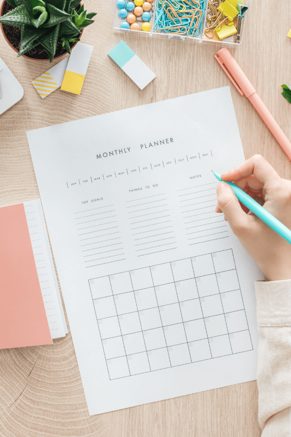 home management planner