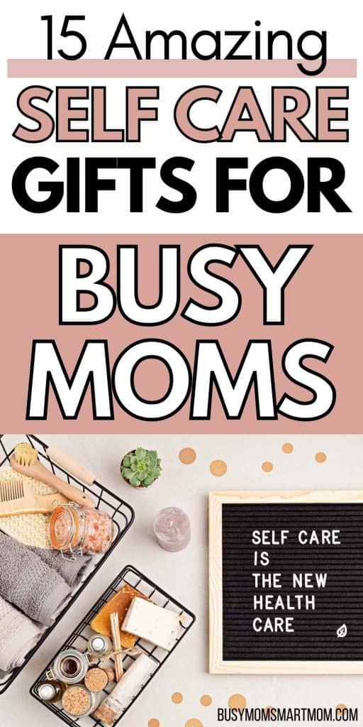 self care gifts for moms pinterest image