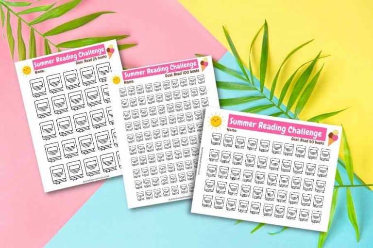 free summer reading challenge printables