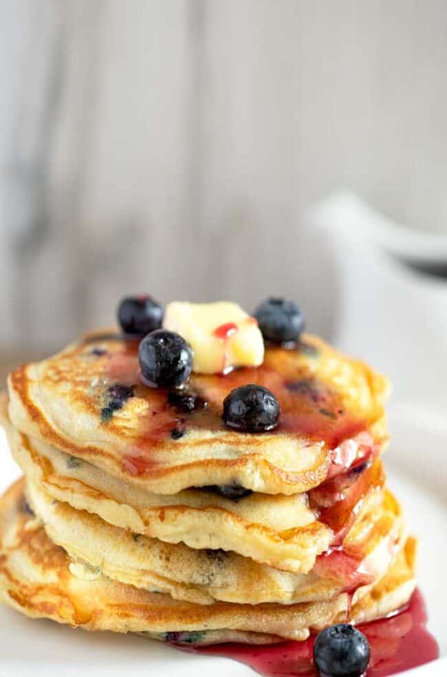 blueberry pancakes